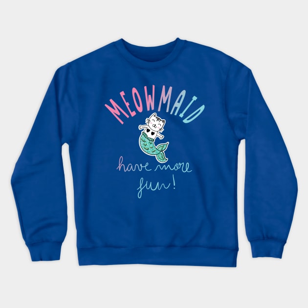 MeowMaid Crewneck Sweatshirt by TomCage